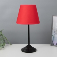Лампа настольная "Элеонора" 1х15Вт Е27 черный/красный 22х22х42см RISALUX Лампа настольная "Элеонора" 1х15Вт Е27 черный/красный 22х22х42см RISALUX