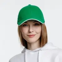 Бейсболка Spiker, зеленая с белым