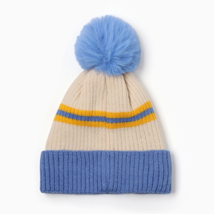 Шапка детская MINAKU, цв.голубой, р-р 48-50