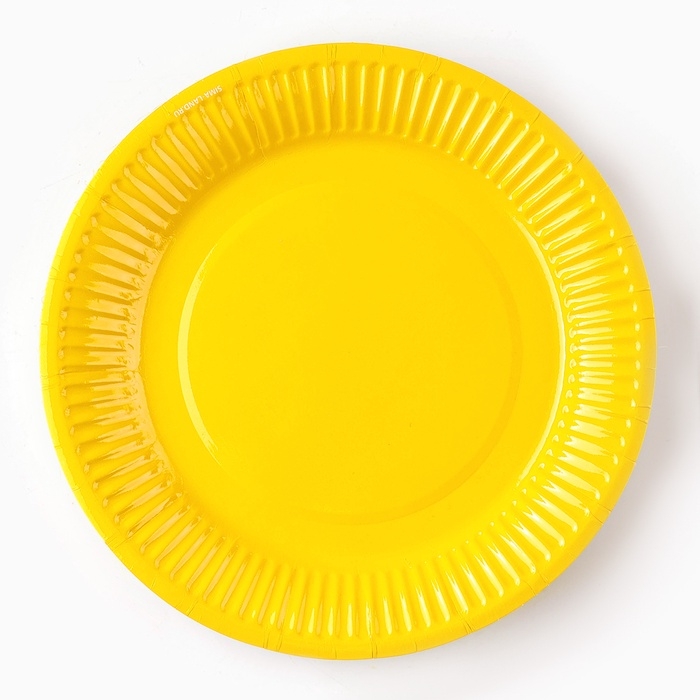 Набор посуды одноразовый «Смайлы», 12 стаканов, 12 тарелок Набор посуды одноразовый «Смайлы», 12 стаканов, 12 тарелок