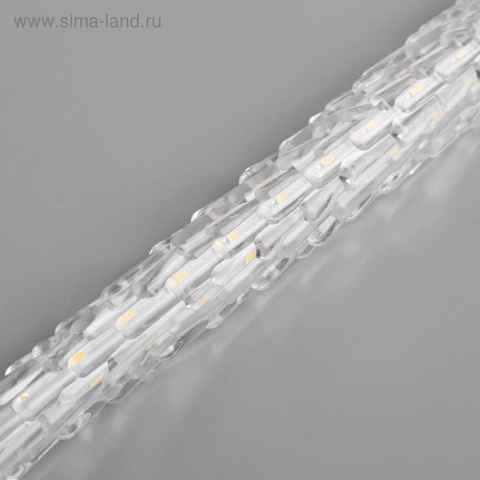 Гирлянда «Сосульки рифленые» 2.5 × 0.3 м, IP65, прозрачная нить, 192 LED, свечение тёплое белое с эффектом стекания, 12 В Гирлянда «Сосульки рифленые» 2.5 × 0.3 м, IP65, прозрачная нить, 192 LED, свечение тёплое белое с эффектом стекания, 12 В