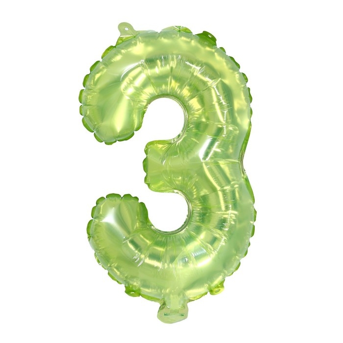 Шар фольгированный 16 Шар фольгированный 16" «Набор 0-9», цвета МИКС