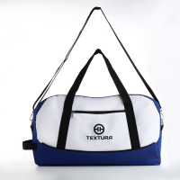 Сумка спортивная, TEXTURA, средний размер, цвет синий/белый Сумка спортивная, TEXTURA, средний размер, цвет синий/белый