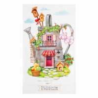 Набор полотенец "Этель" Счастье 40х73 см - 2 шт., 100% хлопок, саржа