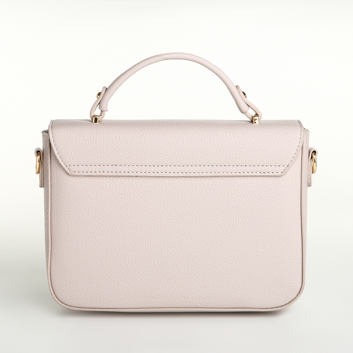 Сумка женская на клапане, TEXTURA, маленький размер, цвет бежевый Сумка женская на клапане, TEXTURA, маленький размер, цвет бежевый