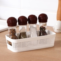 Корзина для хранения &laquo;Сетка&raquo;, пластик, 22&times;10&times;6 см, цвет МИКС