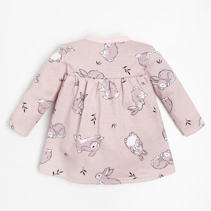 Боди-платье дл. рукавом Крошка Я Боди-платье дл. рукавом Крошка Я "Зайчик" рост 62-68 см