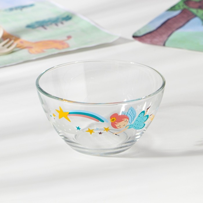 Набор стеклянной детской посуды &laquo;Принцессы&raquo;, 3 предмета