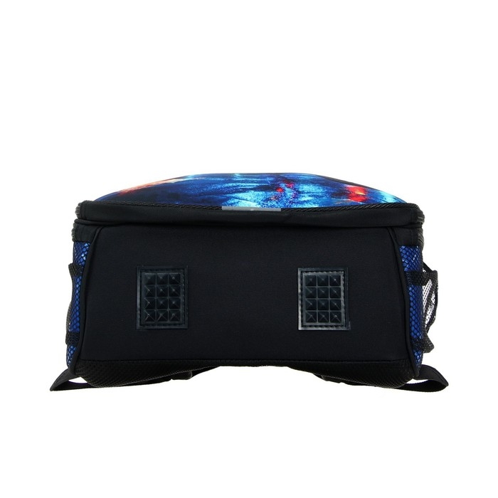 Рюкзак каркасный 38 х 30 х 16 см, эргономичная спинка, Calligrata Probag "Мото" (школьный, с ситемой роста)