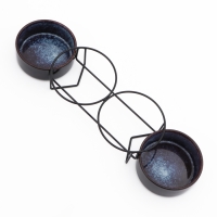 Миски керамические на подставке 2 х 250 мл Миски керамические на подставке 2 х 250 мл