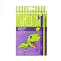 Карандаши 18 цветов BrunoVisconti. FunColor, пластиковые, трёхгранные, МИКС