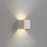 Светильник фасадный &laquo;Куб&raquo;, FSD-062, 6 Вт, 4000К, регулир. луч, IP65, 220 В, пластик, белый   1008423