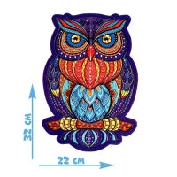 Фигурный пазл в рамке «Сова», на подложке, 76 деталей Фигурный пазл в рамке «Сова», на подложке, 76 деталей