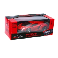 Машина на радиоуправлении, работает от батареек, цвет красный Машина на радиоуправлении, работает от батареек, цвет красный