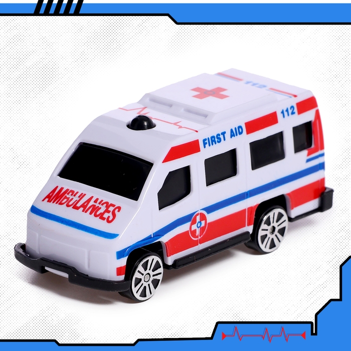 Набор машин &laquo;Скорая помощь&raquo;, 5 штук