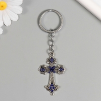 Брелок от сглаза металл "Ажурный крест" 3,5х5 см Брелок от сглаза металл "Ажурный крест" 3,5х5 см