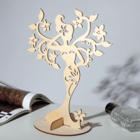 Подставка для украшений &laquo;Лесная фея&raquo; 20&times;12&times;25 см, толщина 3 мм, цвет бежевый