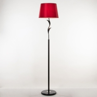 Торшер "Лусия" 1х15Вт Е27 черный 35х35х156см