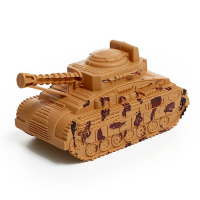 Машина инерционная &laquo;Военная&raquo;, с танком и солдатиком