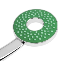 Лейка для душа ZEIN Z3537, d=105 мм, отверстие внутри, хром/зелёный Лейка для душа ZEIN Z3537, d=105 мм, отверстие внутри, хром/зелёный