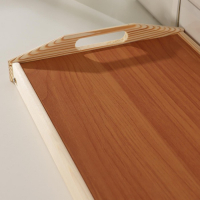 Столик для завтрака складной, 50&times;30см, с ручками, светлый