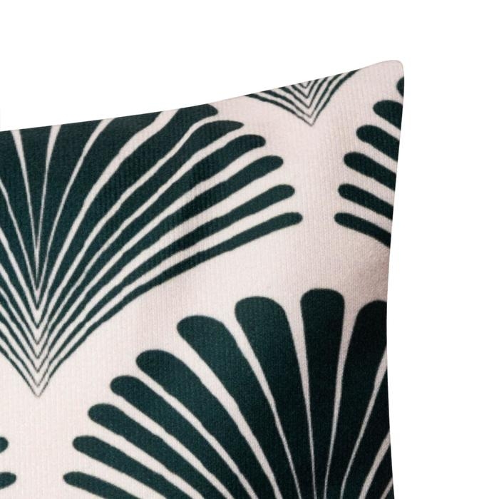 Наволочка декоративная Этель &laquo;Пальма&raquo; 40х40 см, велюр, 100% п/э