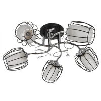 Люстра Светогор 59091 5x60Вт хром/черный Люстра Светогор 59091 5x60Вт хром/черный