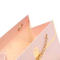 Пакет для цветов, ручка цепь, "Розовый", с золотым тиснением, 15 х 10,5 х 10 см Пакет для цветов, ручка цепь, "Розовый", с золотым тиснением, 15 х 10,5 х 10 см