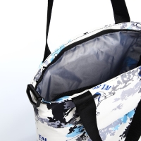 Шопер на молнии, цвет голубой Шопер на молнии, цвет голубой