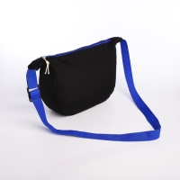 Сумка молодёжная на молнии, цвет чёрный Сумка молодёжная на молнии, цвет чёрный