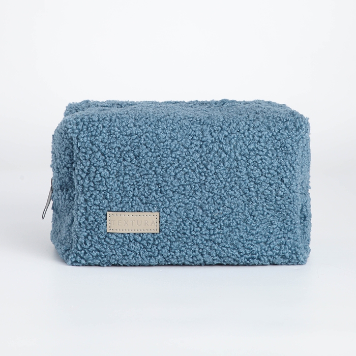 Косметичка на молнии, TEXTURA, цвет синий Косметичка на молнии, TEXTURA, цвет синий