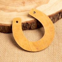 Сувенир &laquo;Подкова&raquo;, 11&times;10&times;0,3 см, на счастье, береста