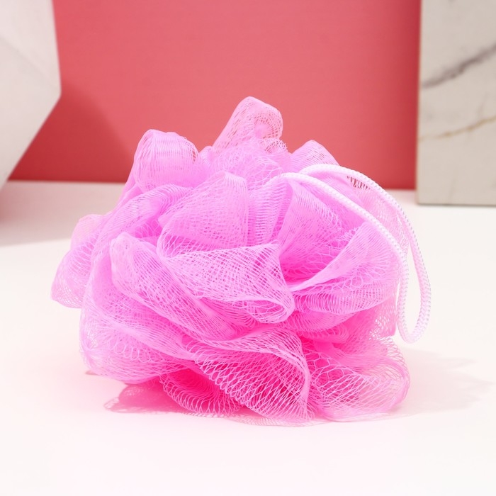 Подарочный набор косметики &laquo;Самой нежной&raquo;, гель для душа 200 мл и мочалка для тела, ЧИСТОЕ СЧАСТЬЕ