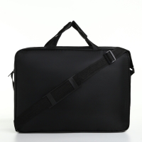 Сумка для ноутбука на молнии, наружный карман, цвет чёрный Сумка для ноутбука на молнии, наружный карман, цвет чёрный