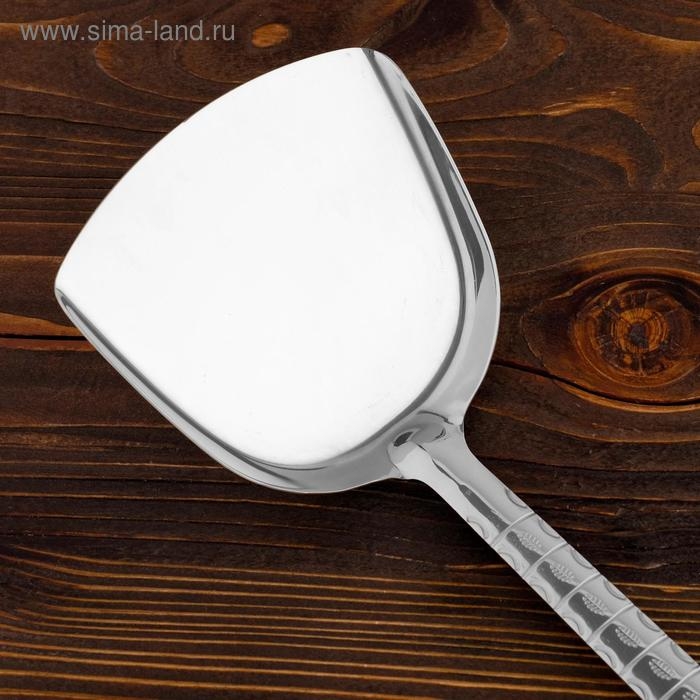 Лопатка для казана узбекская 45см, ширина 12см, с деревянной ручкой