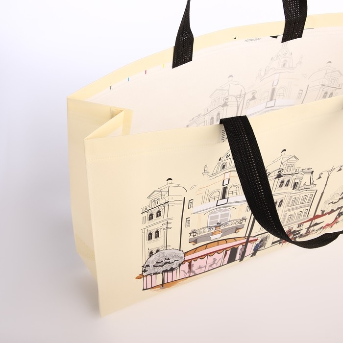 Сумка хозяйственная без застёжки, цвет бежевый Сумка хозяйственная без застёжки, цвет бежевый