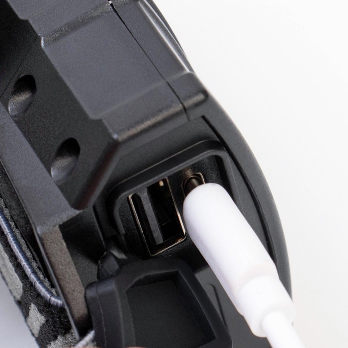 Фонарь налобный аккумуляторный, 50 Вт, 4500 мАч, 2000 лм, XHP, LED, USB, 4 режима Фонарь налобный аккумуляторный, 50 Вт, 4500 мАч, 2000 лм, XHP, LED, USB, 4 режима