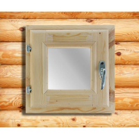 Окно, 30&times;30см, двойное стекло ХВОЯ