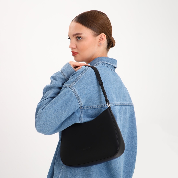 Сумка женская TEXTURA, средний размер, цвет чёрный Сумка женская TEXTURA, средний размер, цвет чёрный