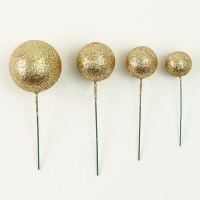 Набор топперов «Бусины», набор 20 шт., цвет золото Набор топперов «Бусины», набор 20 шт., цвет золото