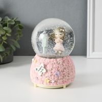 Сувенир полистоун водяной шар свет, музыка "Цветочная полянка и малыш" МИКС 10х10х14,5 см Сувенир полистоун водяной шар свет, музыка "Цветочная полянка и малыш" МИКС 10х10х14,5 см