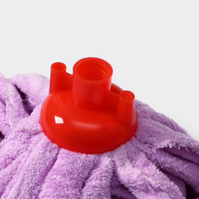 Насадка для швабры ленточная Доляна &laquo;Широкие петли&raquo;, микрофибра, 28&times;7&times;7 см, цвет МИКС