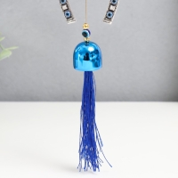 Музыка ветра металл "Слон и подкова" от сглаза с кисточкой 1 колокольчик 20 см Музыка ветра металл "Слон и подкова" от сглаза с кисточкой 1 колокольчик 20 см