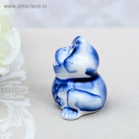 Сувенир &laquo;Лягушка&raquo;, гжель