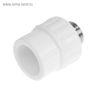 Муфта переходная VALFEX PRO, d=25 мм x 1/2", наружная резьба, полипропиленовая Муфта переходная VALFEX PRO, d=25 мм x 1/2", наружная резьба, полипропиленовая