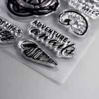 Штамп для творчества силикон "Морское приключение" 21х15 см Штамп для творчества силикон "Морское приключение" 21х15 см