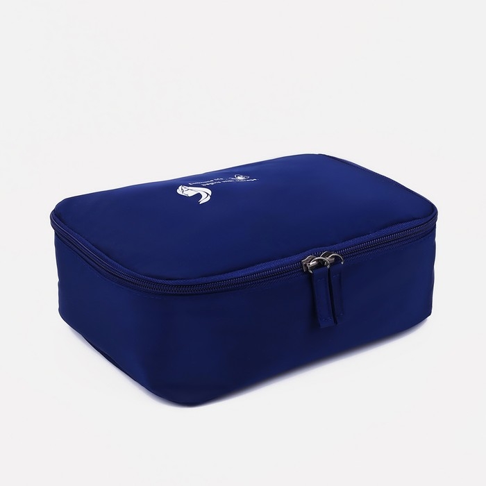 Косметичка дорожная на молнии, цвет синий Косметичка дорожная на молнии, цвет синий