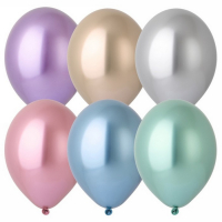 Шар латексный 14", хром Glossy, набор 50 шт., МИКС Шар латексный 14", хром Glossy, набор 50 шт., МИКС