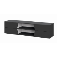 Тумба подвесная Оникс 11, 1602x392х400, Графит Тумба подвесная Оникс 11, 1602x392х400, Графит