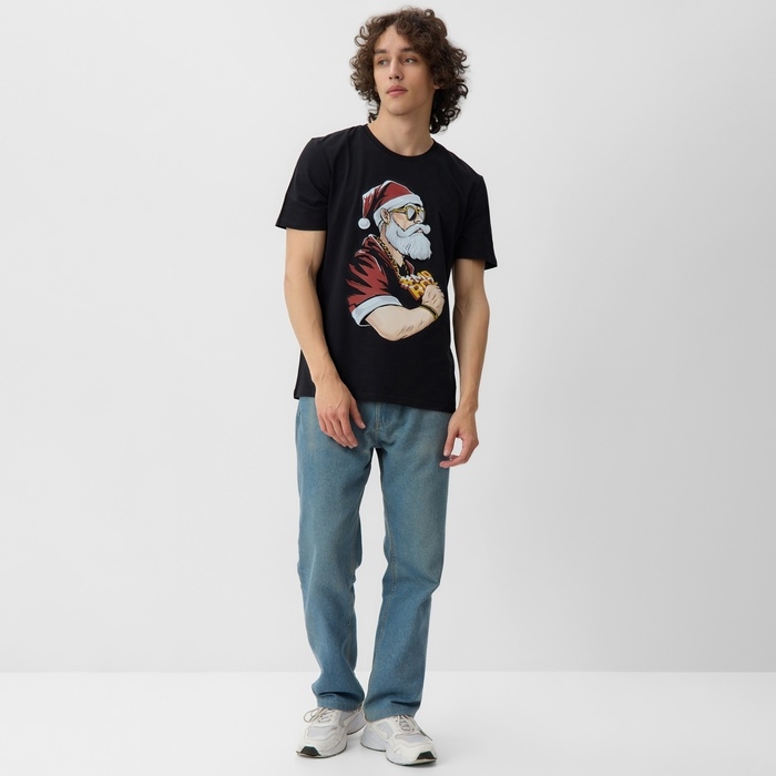 Футболка мужская KAFTAN Santa, черный, р. 2XL